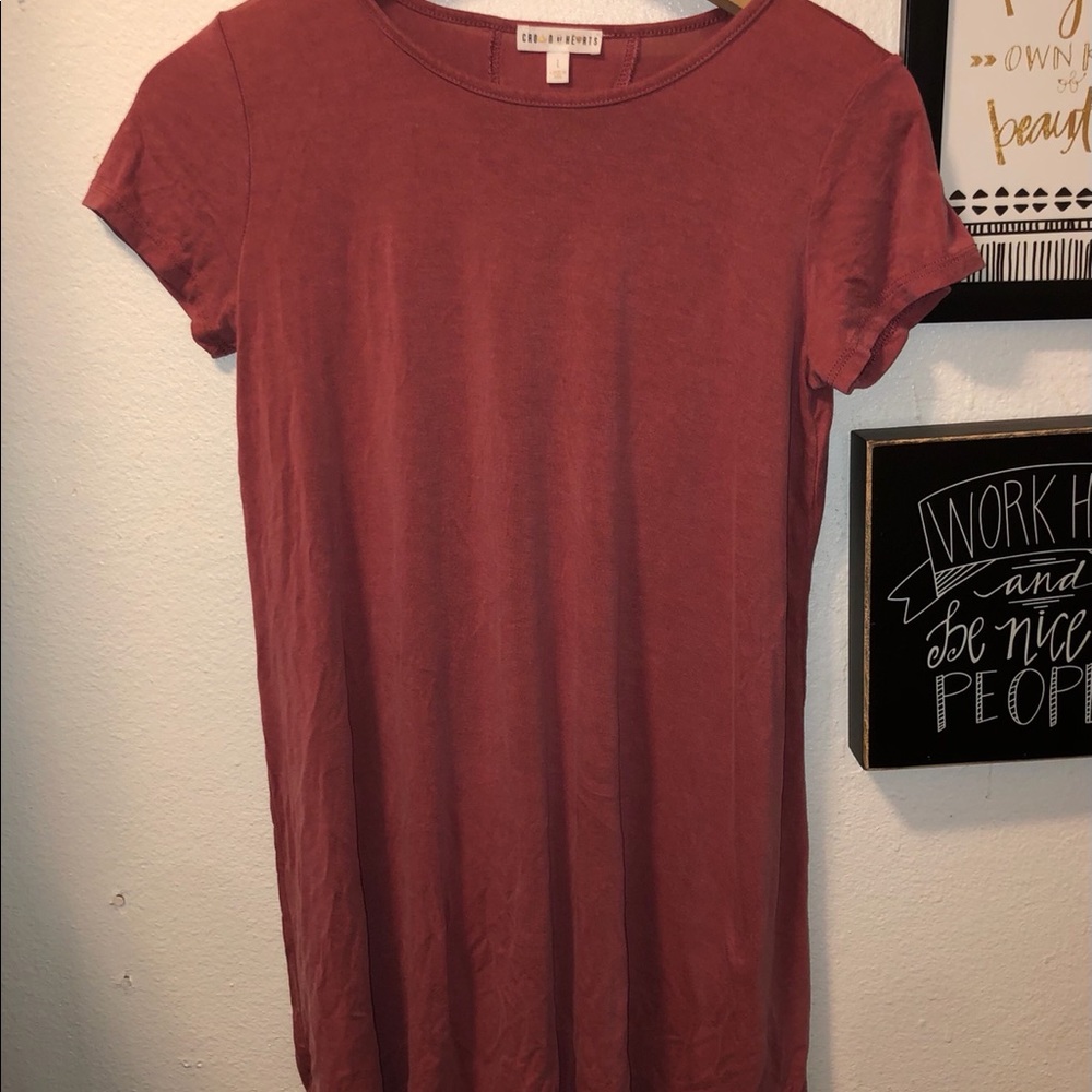 Girls large shirt dress
